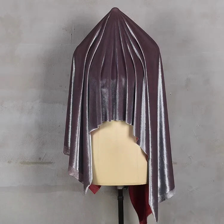 Tissu velours brillant extensible au mètre