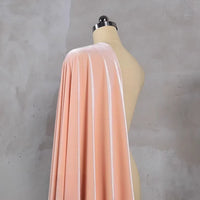 Tissu velours brillant extensible au mètre
