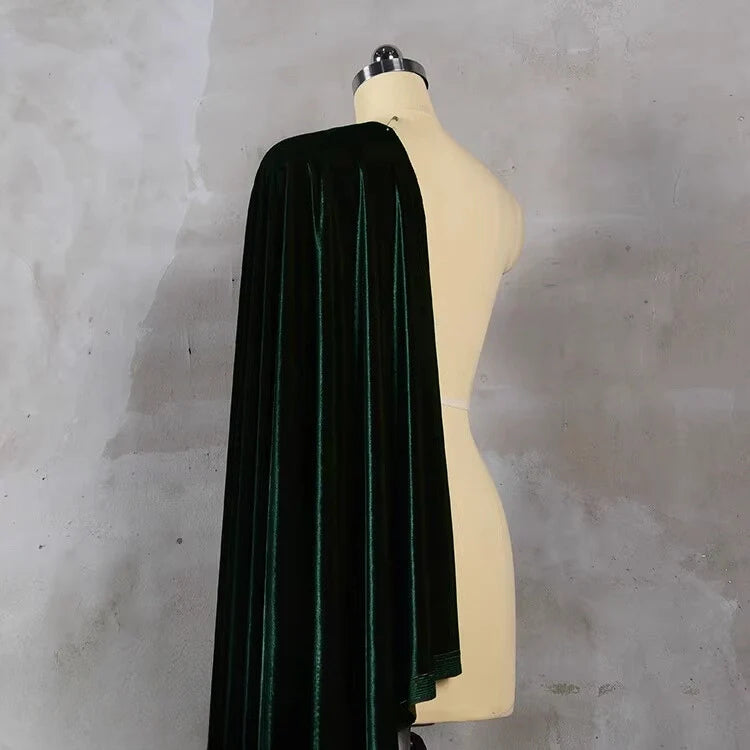 Tissu velours brillant extensible au mètre