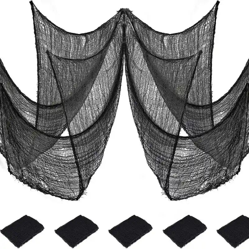 Tissu gaze d’Halloween pour décoration de fête