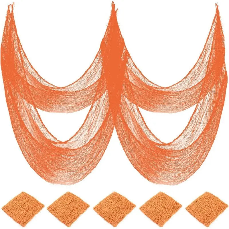 Tissu gaze d’Halloween pour décoration de fête