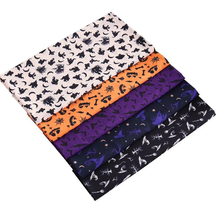 Tissu en polyester imprimé Halloween au mètre