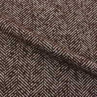 Tweed uni à chevrons au mètre