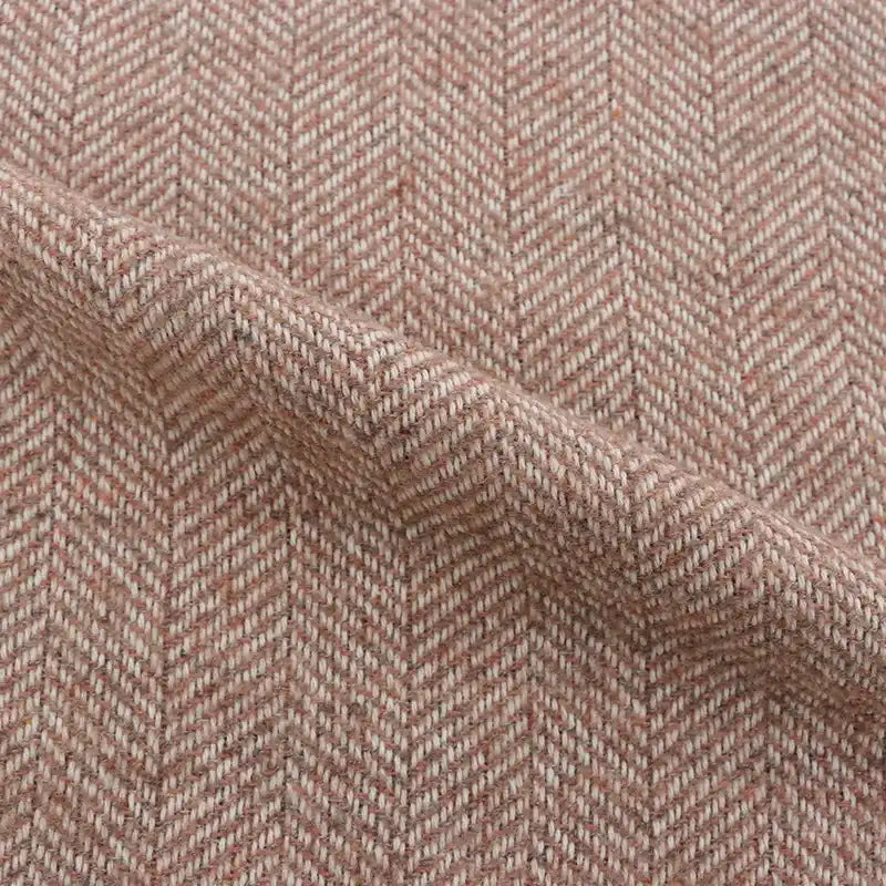 Tweed uni à chevrons au mètre