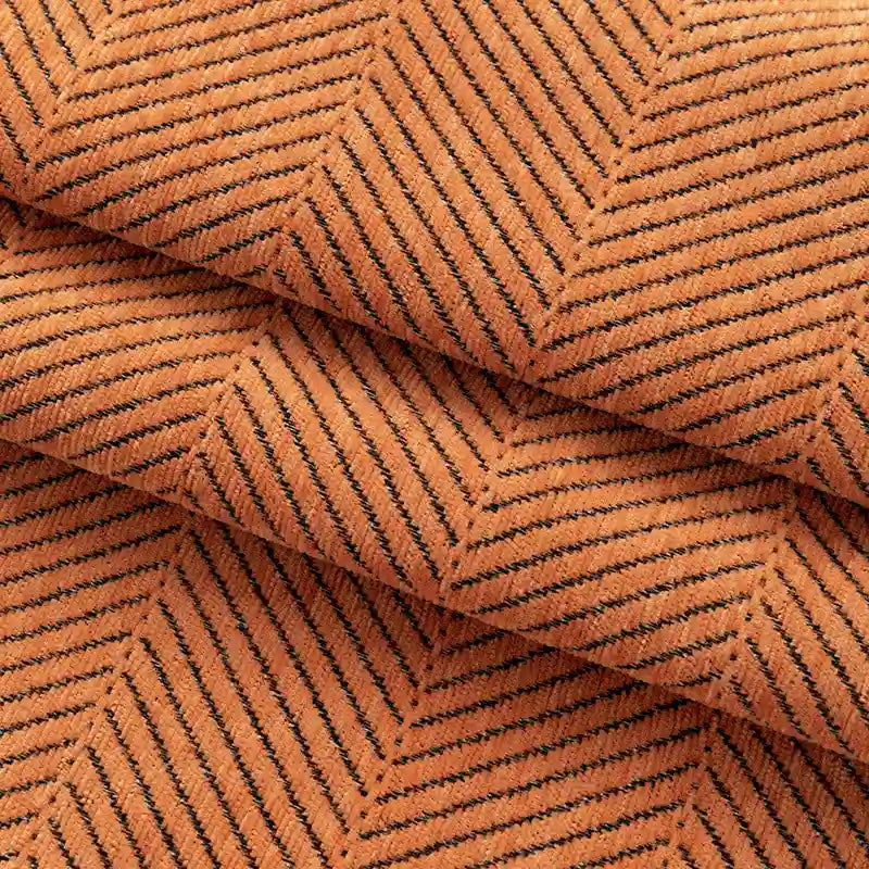 Tissus chenille à chevrons au mètre