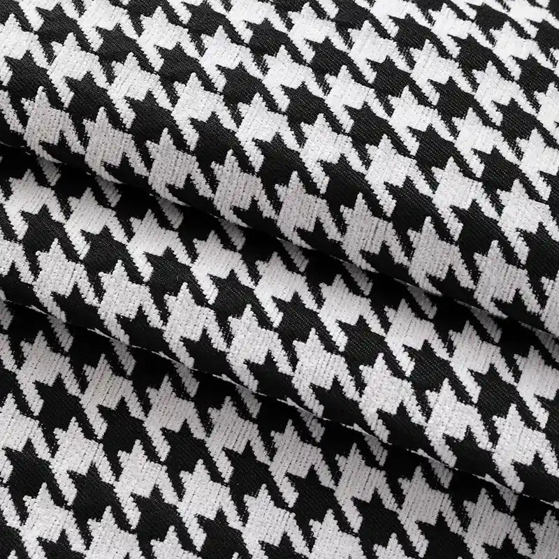 Tissus chenille à chevrons au mètre