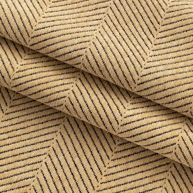 Tissus chenille à chevrons au mètre