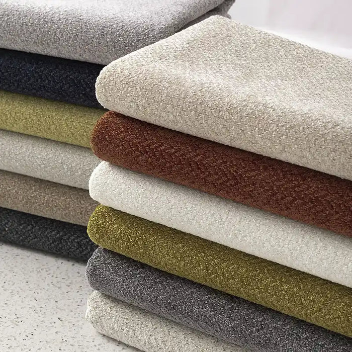 Tissu chenille à motif jacquard au mètre