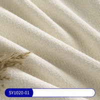 Tissu chenille à motif jacquard au mètre