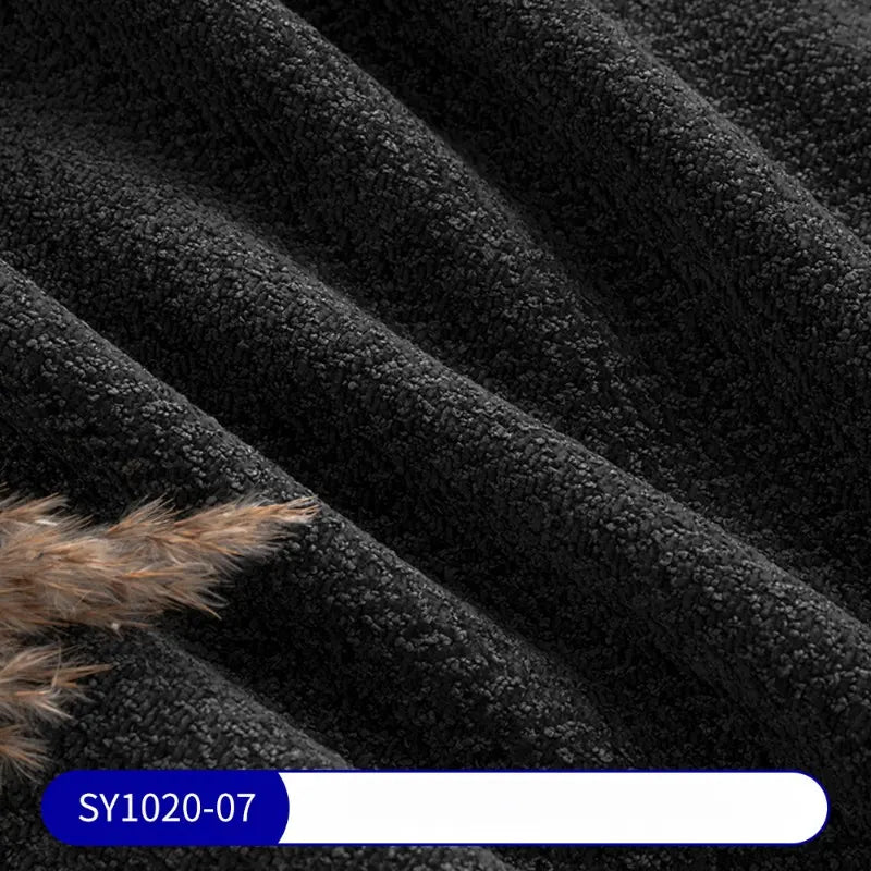 Tissu chenille à motif jacquard au mètre
