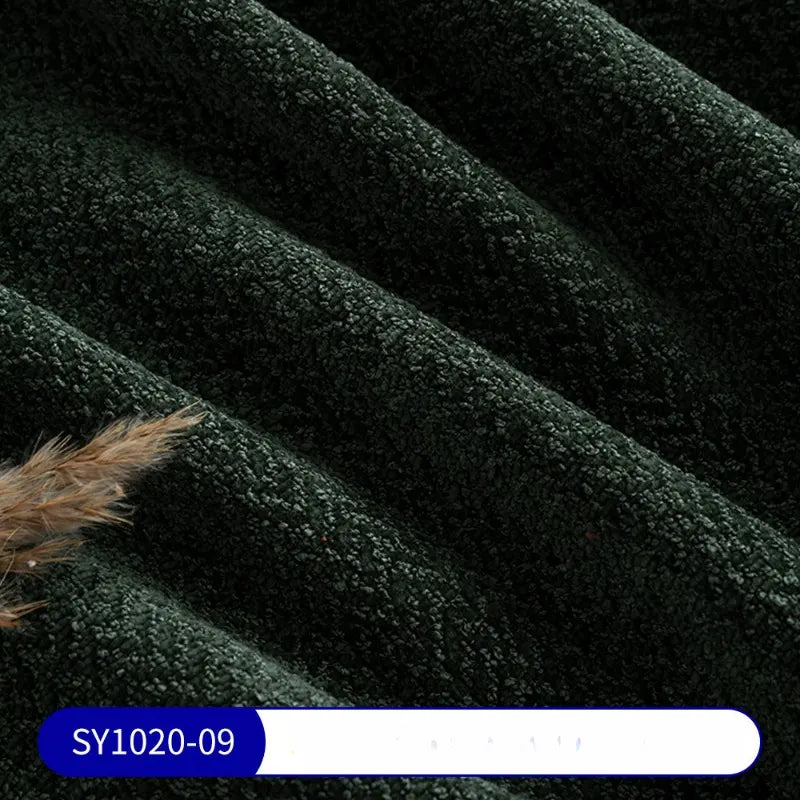 Tissu chenille à motif jacquard au mètre