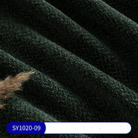 Tissu chenille à motif jacquard au mètre
