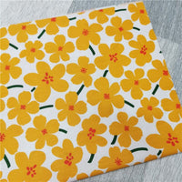 Tissu pour patchwork à grands motifs floraux au mètre