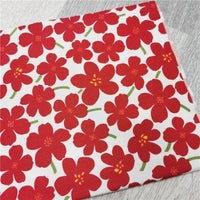 Tissu pour patchwork à grands motifs floraux au mètre