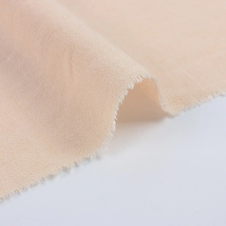 Tissu doux en lin et rayonne au mètre