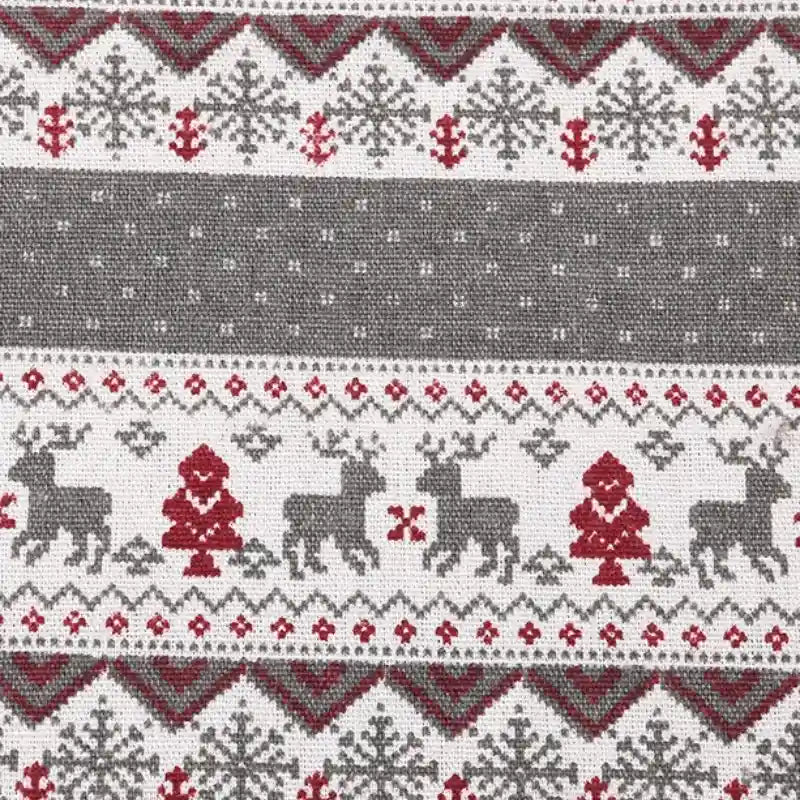 Tissu pour Noël en coton et lin au mètre
