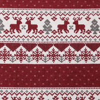 Tissu pour Noël en coton et lin au mètre