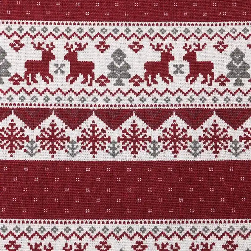 Tissu pour Noël en coton et lin au mètre