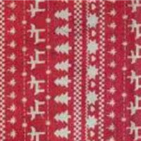 Tissu pour Noël en coton et lin au mètre