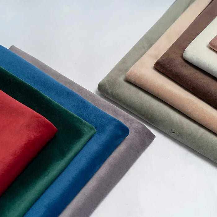 Tissu en velours mat au mètre