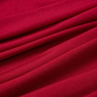 Gros plan sur le Tissu jersey polyester multicolore au mètre de Longan Craft France, qui présente un tissage lisse et régulier, des plis doux et une surface légèrement brillante - une matière parfaite en jersey polyester-élasthanne pour les peignoirs.