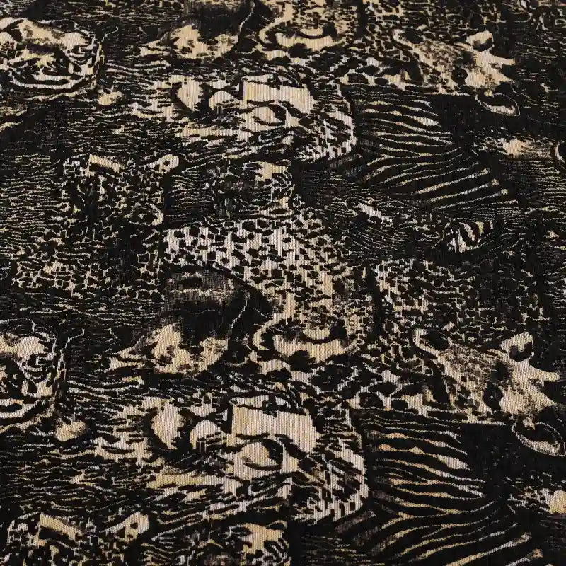 Tissu d’ameublement en chenille à motifs au mètre