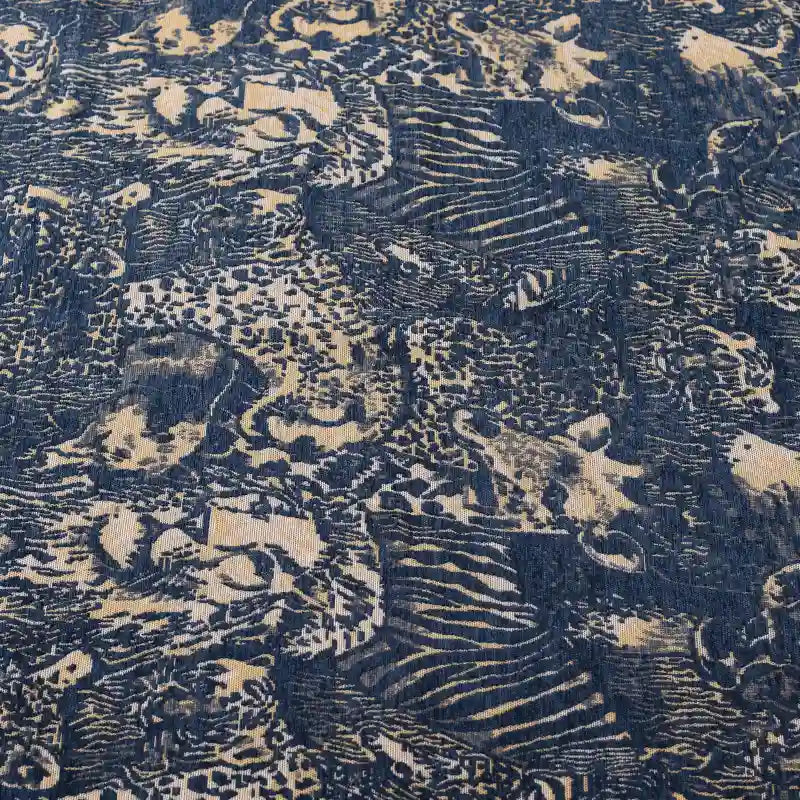 Tissu d’ameublement en chenille à motifs au mètre