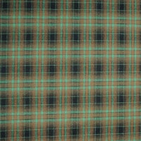 Avec son motif écossais vert, noir et marron, le Tissu flanelle mammouth à carreaux vintage de Longan Craft France est un tissu doux en polyester-rayonne, idéal comme tissu pour chemises ou pour créer des projets de vêtements douillets et élégants.
