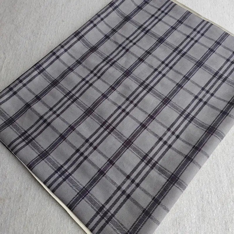 Tissu suédine à carreaux au mètre