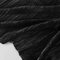 Tissu en velours froissé plissé au mètre