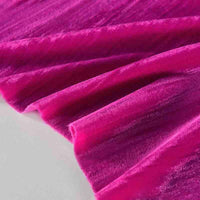 Tissu en velours froissé plissé au mètre