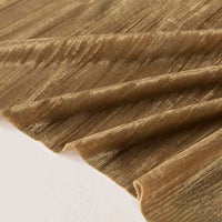 Tissu en velours froissé plissé au mètre