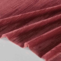 Tissu en velours froissé plissé au mètre
