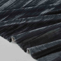 Tissu en velours froissé plissé au mètre