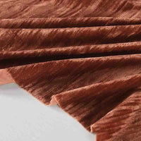 Tissu en velours froissé plissé au mètre