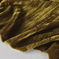 Tissu en velours froissé plissé au mètre