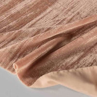 Tissu en velours froissé plissé au mètre