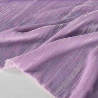 Tissu en velours froissé plissé au mètre
