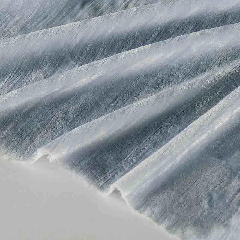 Tissu en velours froissé plissé au mètre