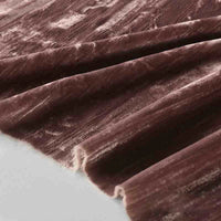 Tissu en velours froissé plissé au mètre