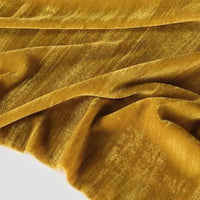 Tissu en velours froissé plissé au mètre