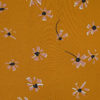 Découvrez le tissu viscose fleuri à pois au mètre de Longan Craft France : 100% viscose imprimée, parfait pour coudre des jupes longues avec un motif floral tendance.