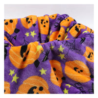 Tissu flanelle imprimé citrouilles Halloween au mètre