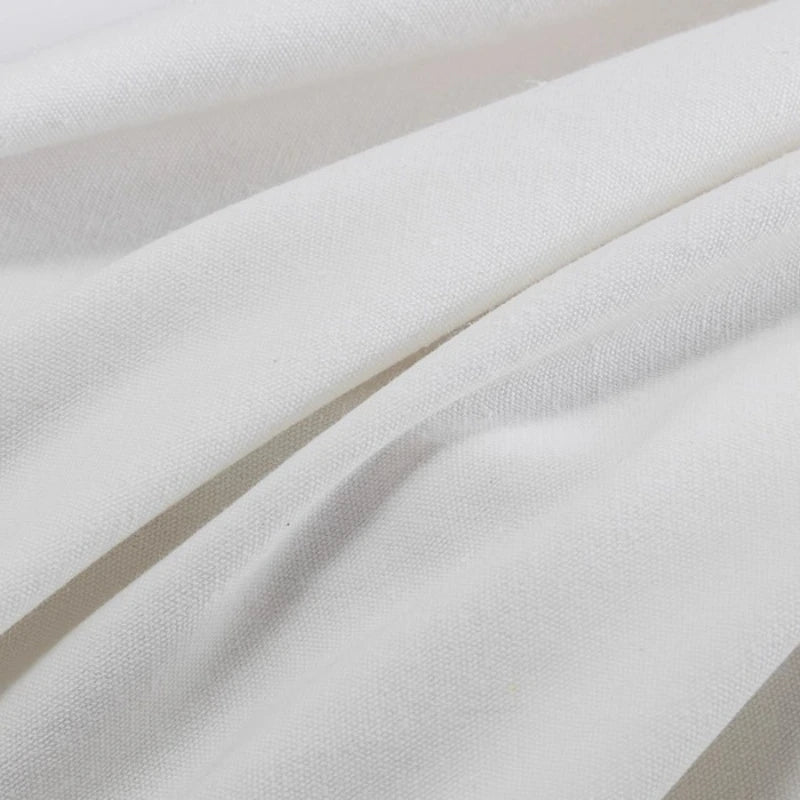 Tissu toile de coton uni au mètre