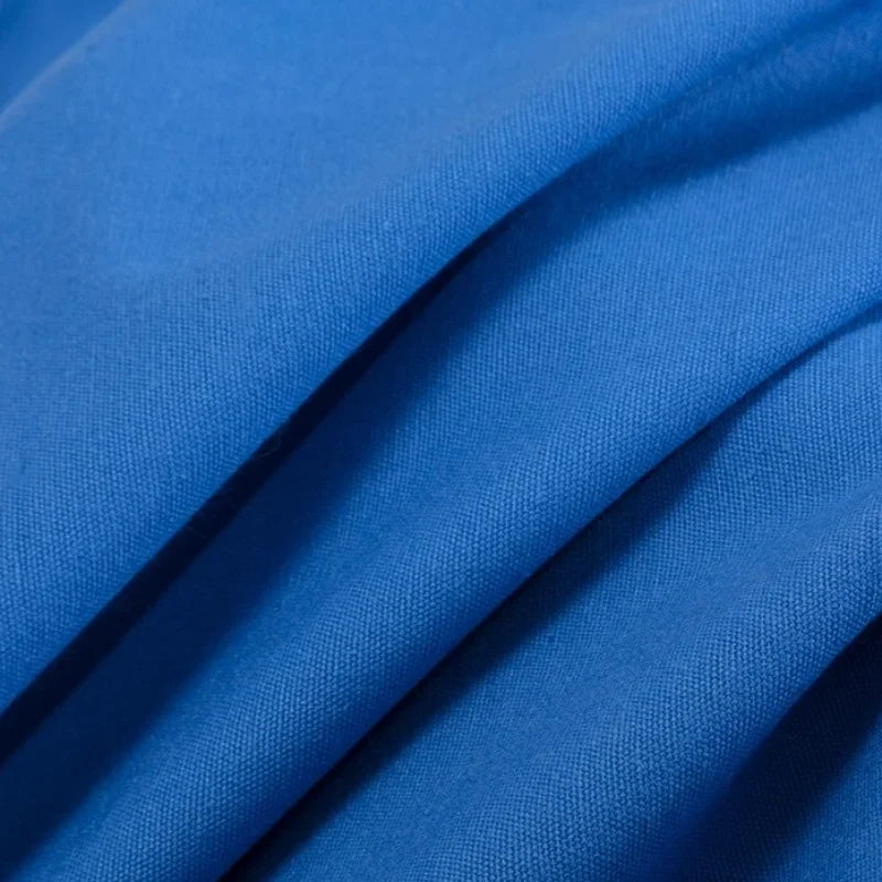 Tissu toile de coton uni au mètre