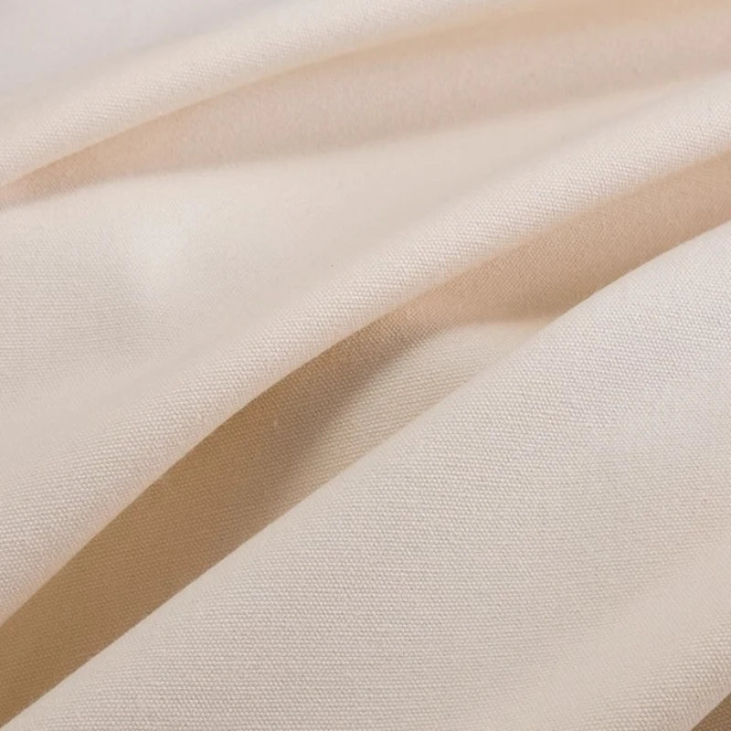 Tissu toile de coton uni au mètre