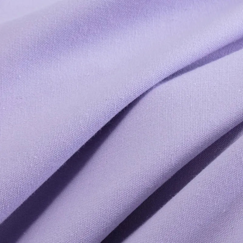 Tissu toile de coton uni au mètre