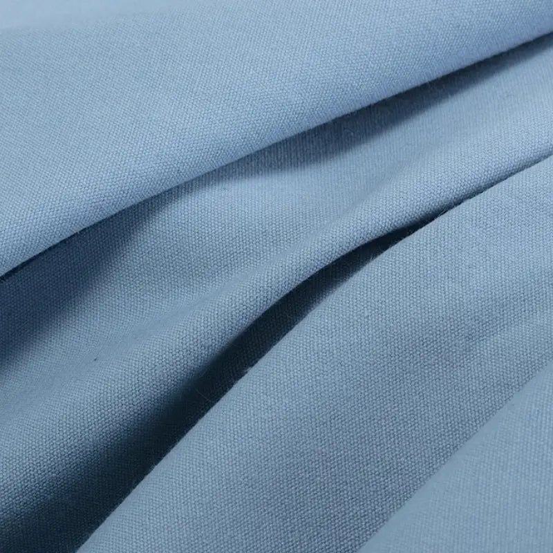 Tissu toile de coton uni au mètre