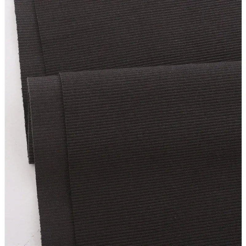 Tissu côtelé uni en coton au mètre | Maille côtelée extensible 2x2