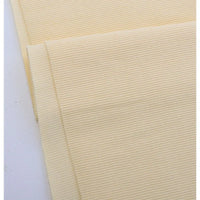 Tissu côtelé uni en coton au mètre | Maille côtelée extensible 2x2